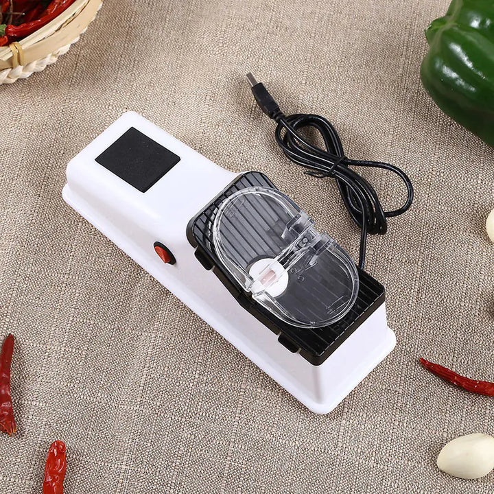 Portable Electric Knife Sharpener – USB & Power Cord Blade Sharpening Machine