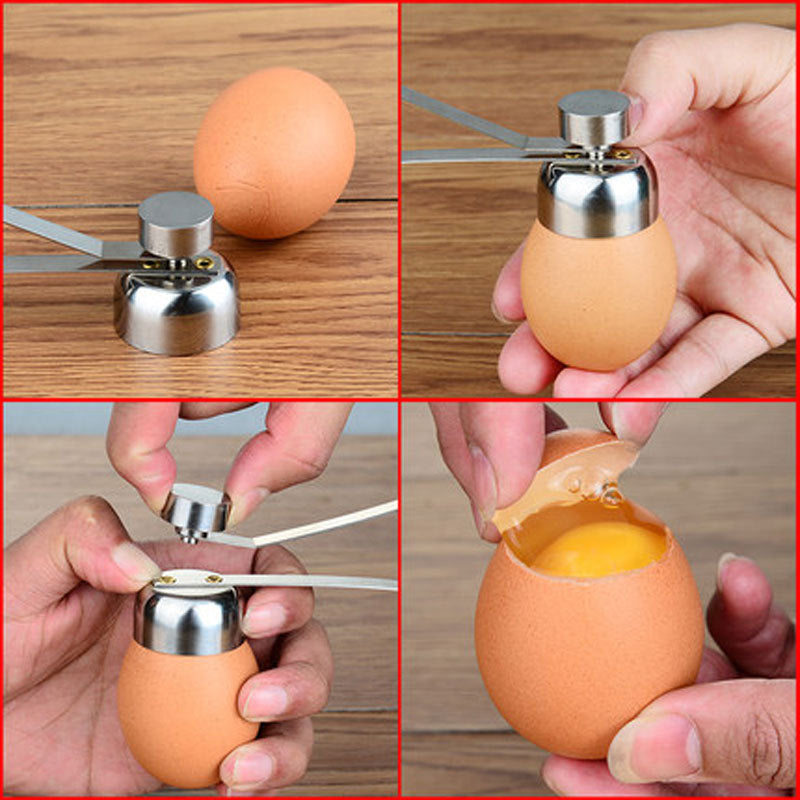 Multi-Use Egg Cutter – Stainless Steel Egg Opener & Hole Cutting Tool