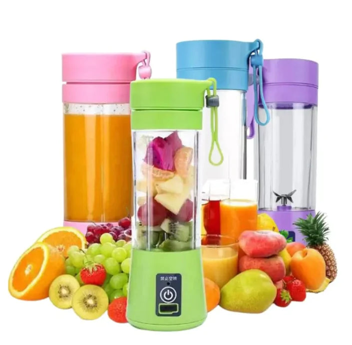 JuiceGo Mini Shake Blender – Portable USB Rechargeable Smoothie Juicer