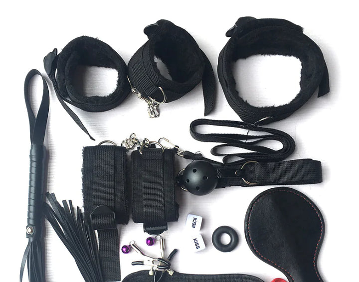 10-Piece Plush Strap Teasing Toy Set