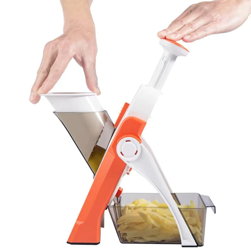 Multifunctional Garlic & Ginger Chopper – Safe Hand Guard Kitchen Cutter