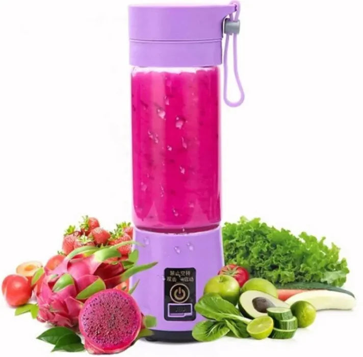 JuiceGo Mini Shake Blender – Portable USB Rechargeable Smoothie Juicer