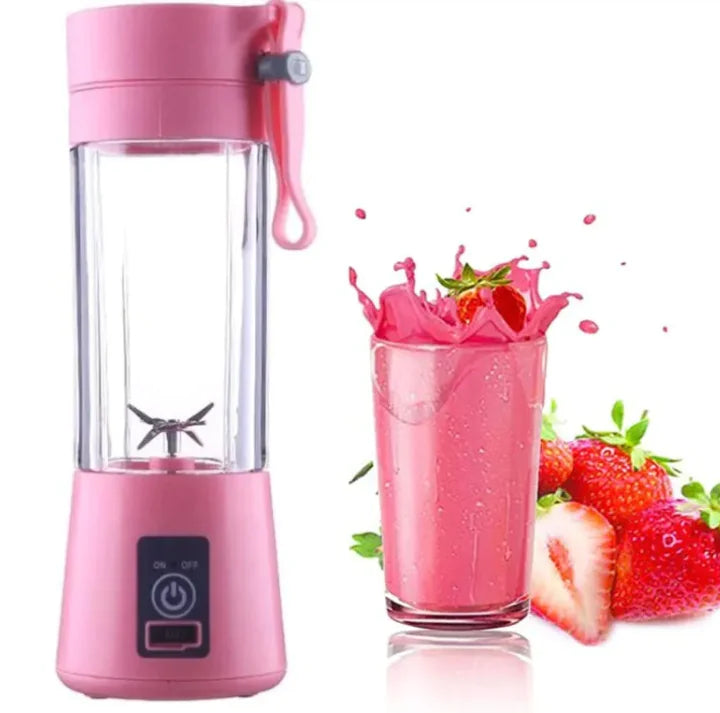 JuiceGo Mini Shake Blender – Portable USB Rechargeable Smoothie Juicer