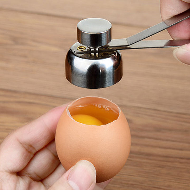 Multi-Use Egg Cutter – Stainless Steel Egg Opener & Hole Cutting Tool