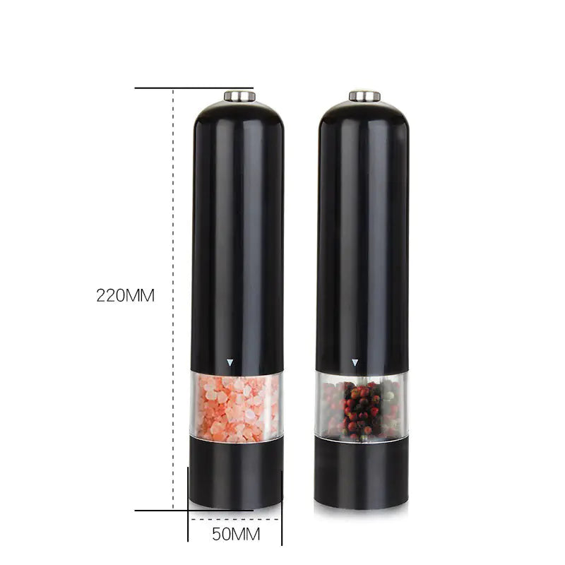 Electric Salt & Pepper Grinder – Adjustable Coarseness Automatic Spice Mill