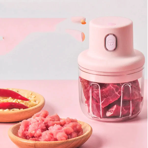 Wireless 250ml Electric Garlic Chopper – Portable Mini Food Processor