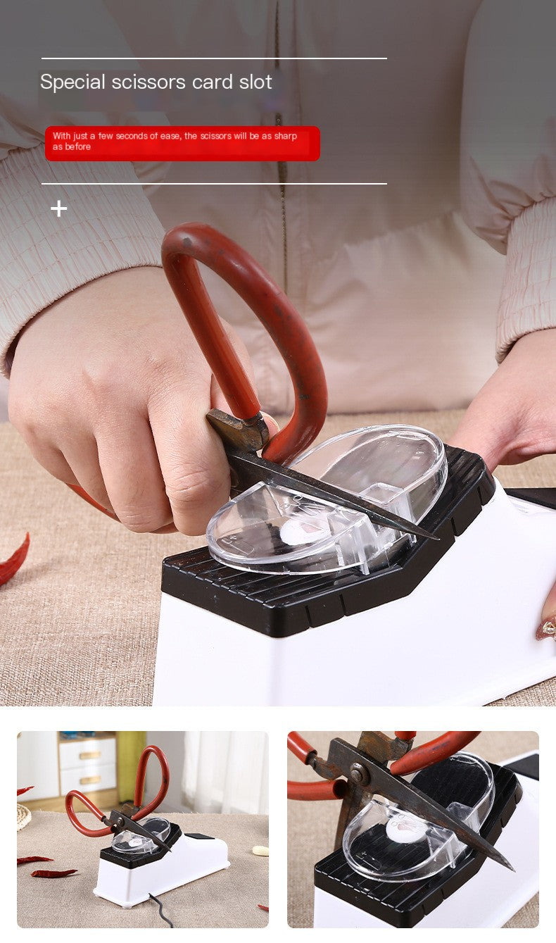 Portable Electric Knife Sharpener – USB & Power Cord Blade Sharpening Machine