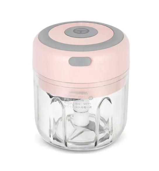 Electric Mini Garlic Chopper 100ML – Portable Wireless Food Grinder (30W)